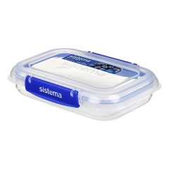 Sistema Klip It Plus Rectangle 450ml Donkerblauw