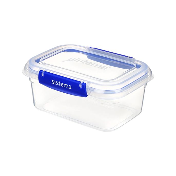 Sistema Klip It Plus Rectangle 1000ml Donkerblauw