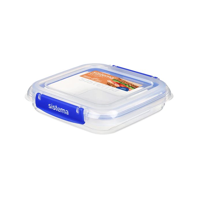 Sistema Klip It Plus Square 520ml Donkerblauw