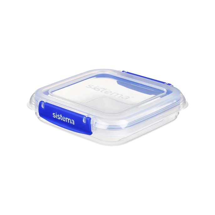 Sistema Klip It Plus Square 520ml Donkerblauw