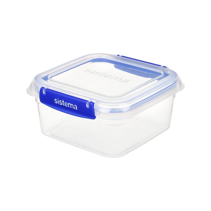 Sistema Klip It Plus Square 1150ml Donkerblauw