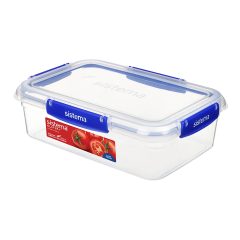 Sistema Klip It Plus Rectangle 2200ml Donkerblauw