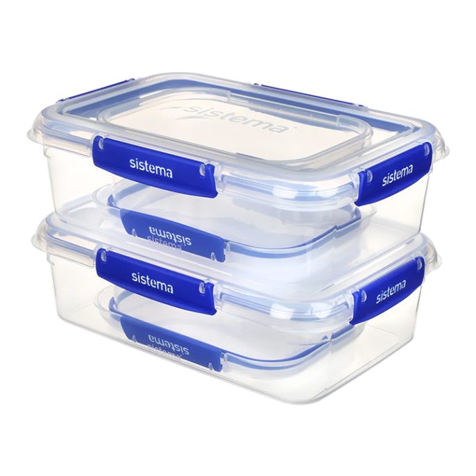 Sistema Klip It Plus 4-pack Essentials Donkerblauw