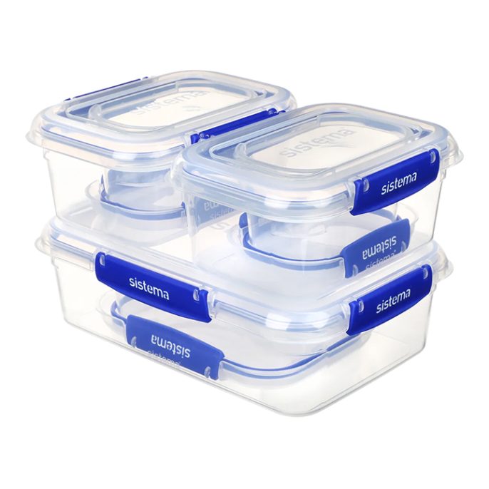 Sistema Klip It Plus 6-pack Essentials Donkerblauw