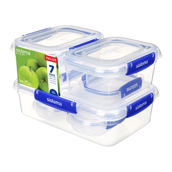 Sistema Klip It Plus 7-pack Donkerblauw