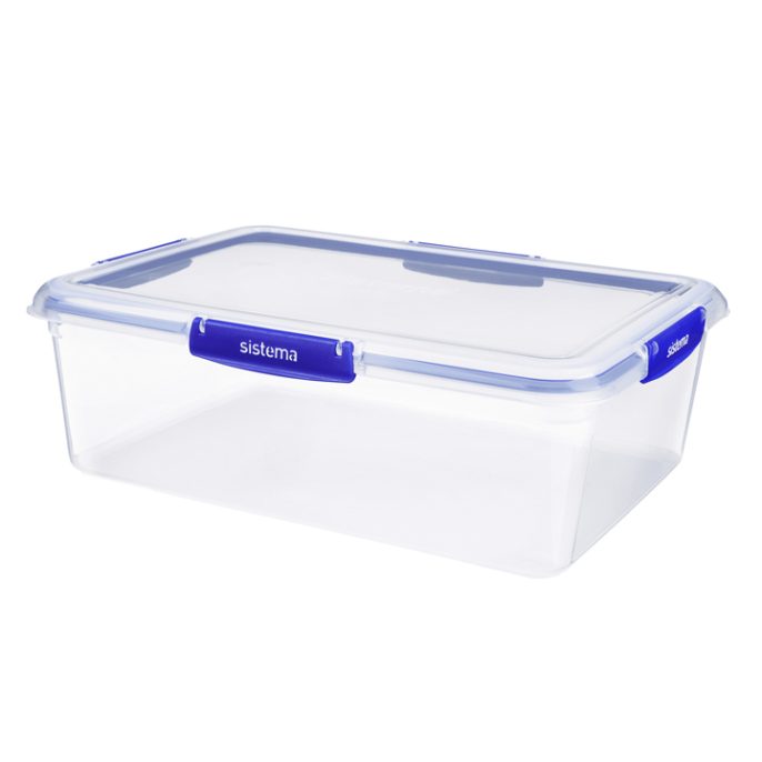 SIstema Klip It Plus Rectangle 7500ml Donkerblauw