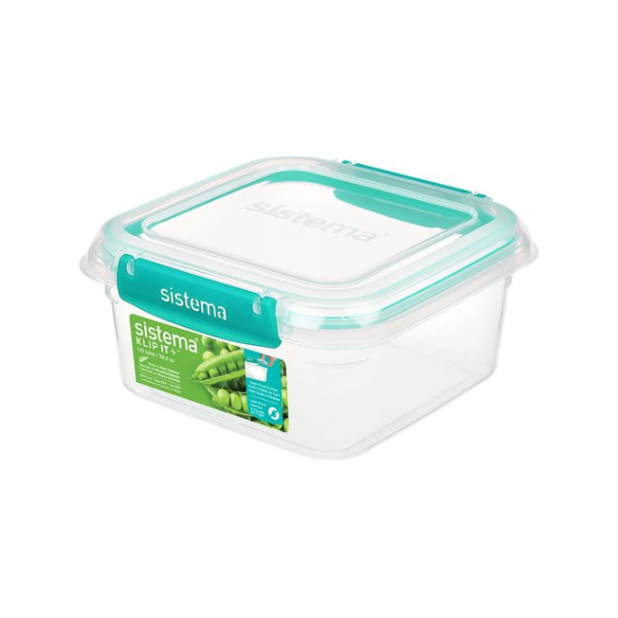 Sistema Klip It Plus Square 1150ml Minty Teal
