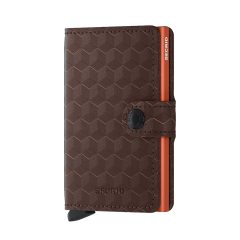 Secrid Miniwallet Optical Brown Orange