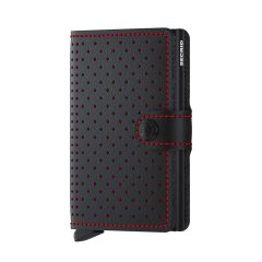 Secrid Miniwallet Perforated Black Red