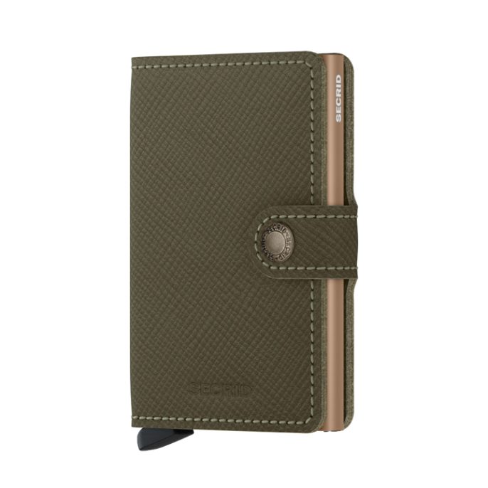 Secrid Miniwallet Saffiano Olive