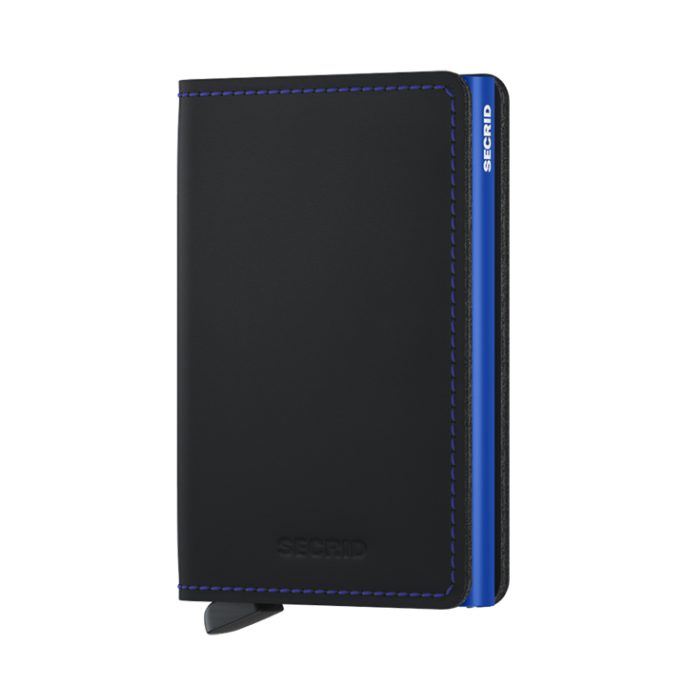 Slimwallet Matte Black Blue