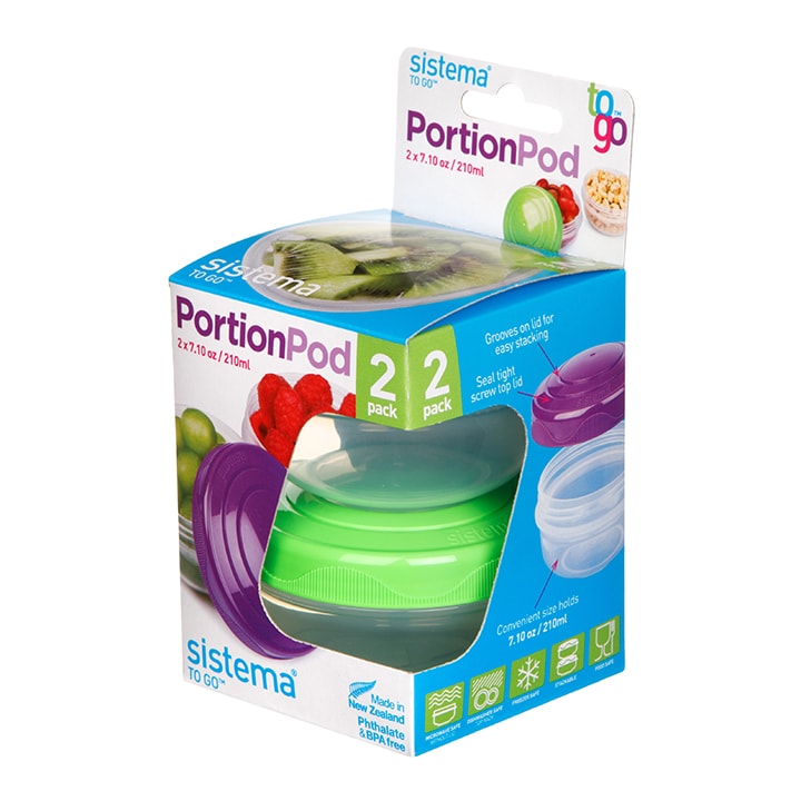 Sistema To Go Portion Pod 2-pack Groen + Blauw