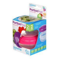 Sistema To Go Portion Pod 2-pack Roze + Paars