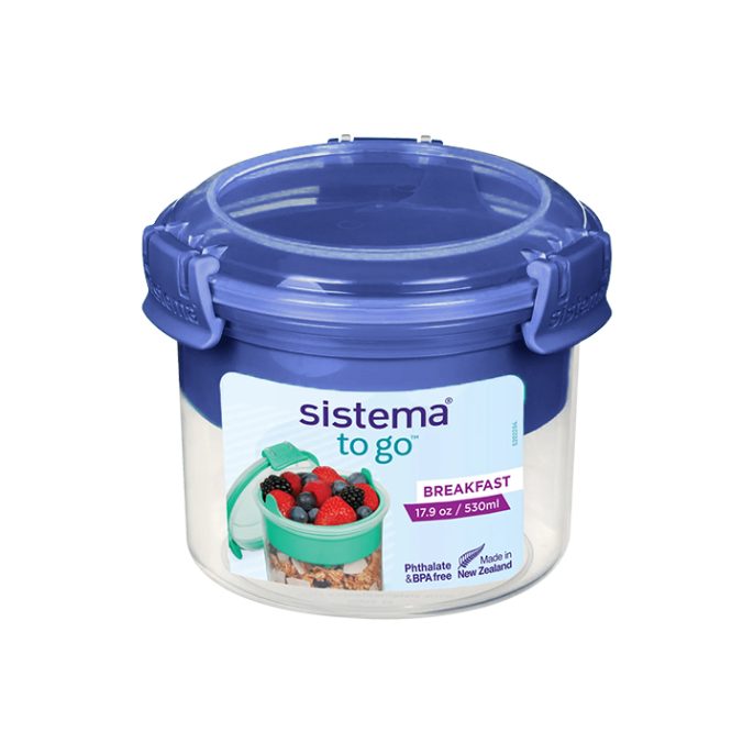 Sistema TO GO Breakfast 530ml Donkerblauw