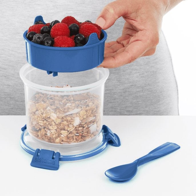 Sistema TO GO Breakfast 530ml Donkerblauw