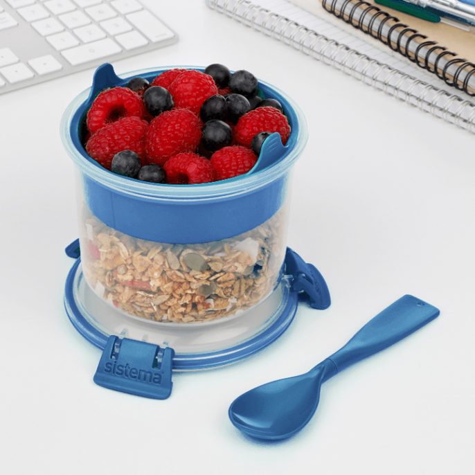 Sistema TO GO Breakfast 530ml Donkerblauw