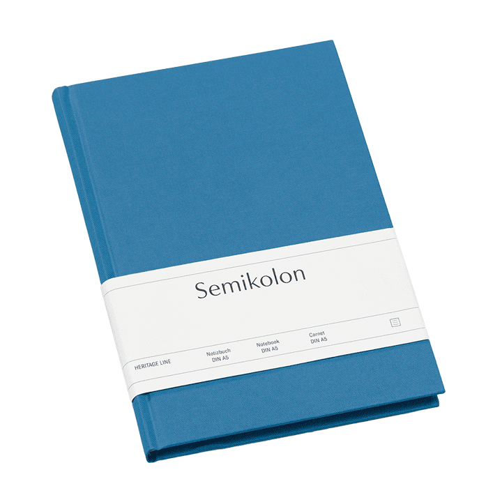Semikolon - Notitieboek A5 - Blauw