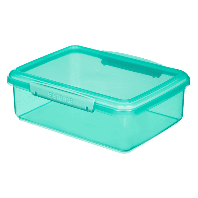 Sistema Lunch – Rechthoekige Lunchbox – 2.000 ml Minty Teal